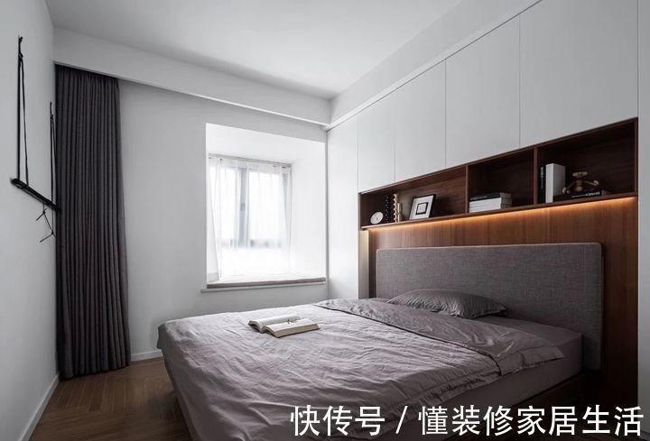 榻榻米|卧室小,我会这样安排床和衣柜,让木工无缝衔接打一起,实用性强