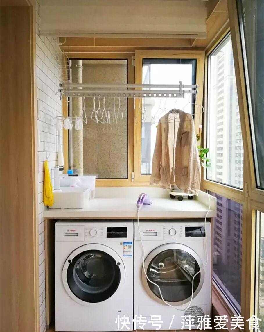 邻居家|去邻居家串门,一眼就相中她家阳台洗衣区了,太妙了我也要照着装