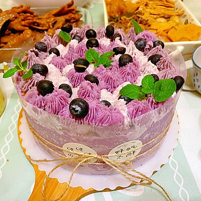 梦幻紫芋泥蛋糕