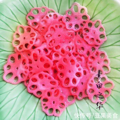 苋菜汁|糖醋胭脂藕 纯净素食