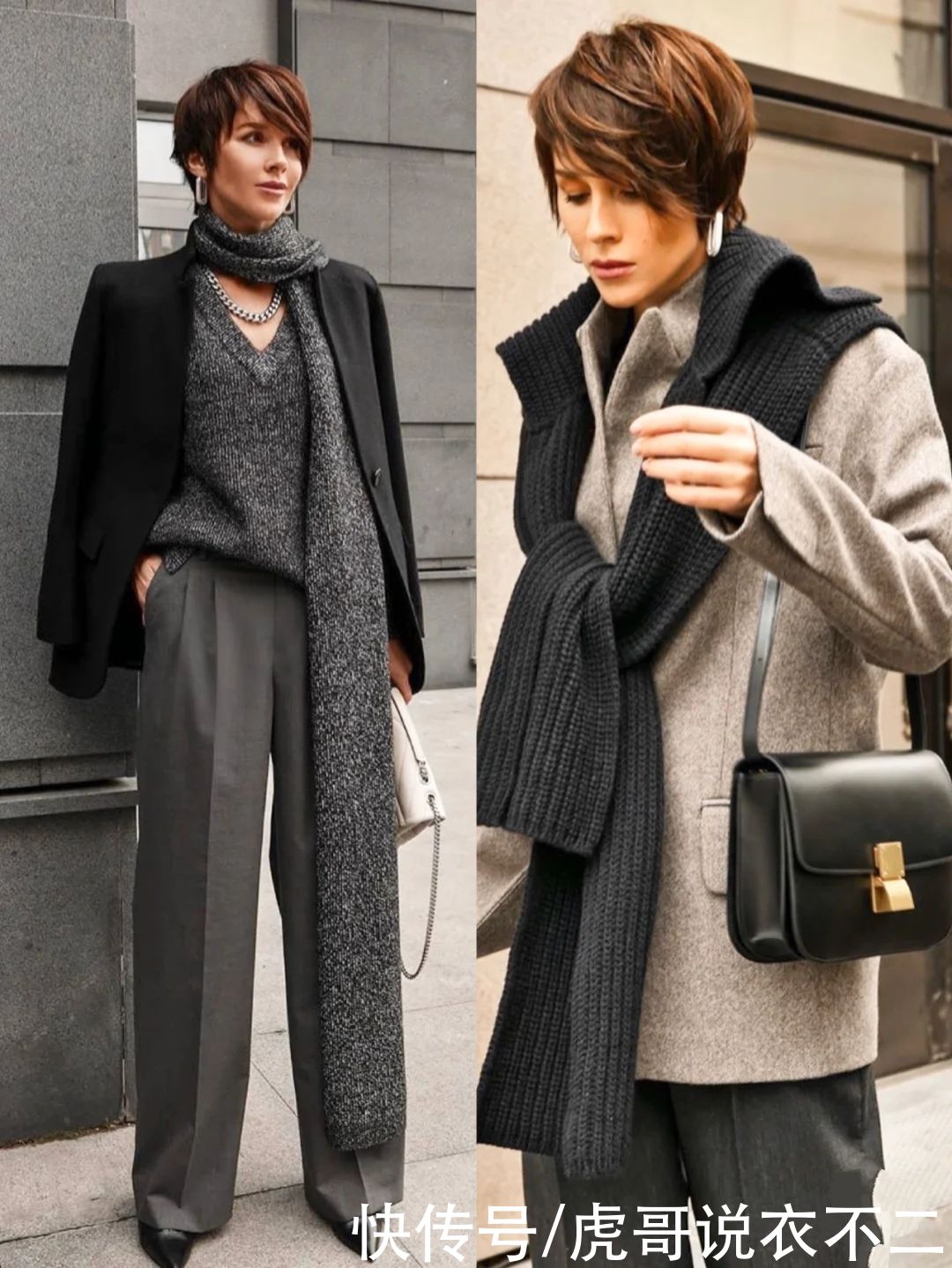 国外职场女强人太会穿，帅气干练气场一米八，难怪上班族都在学她