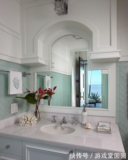 卫生间|洗漱台上方还可以这样打柜?做个弧形顶,懂行的一看就说好!