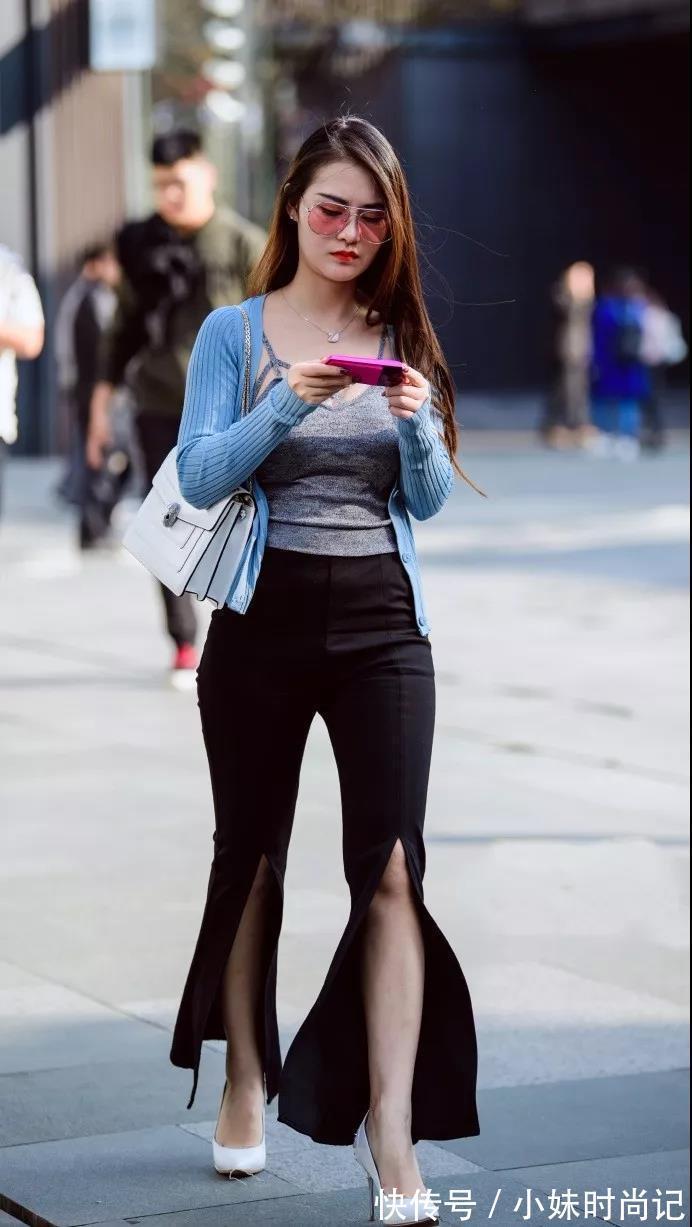气质 街拍路人,百搭,显高,显腿长的穿搭参考,让你做个气质优雅女神