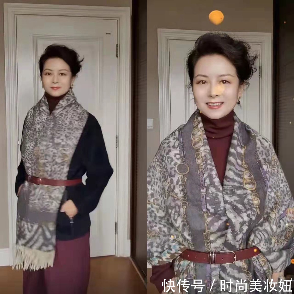 腰带|真正有气质的中年女人,打底衫也能穿出高级感,看她就知道