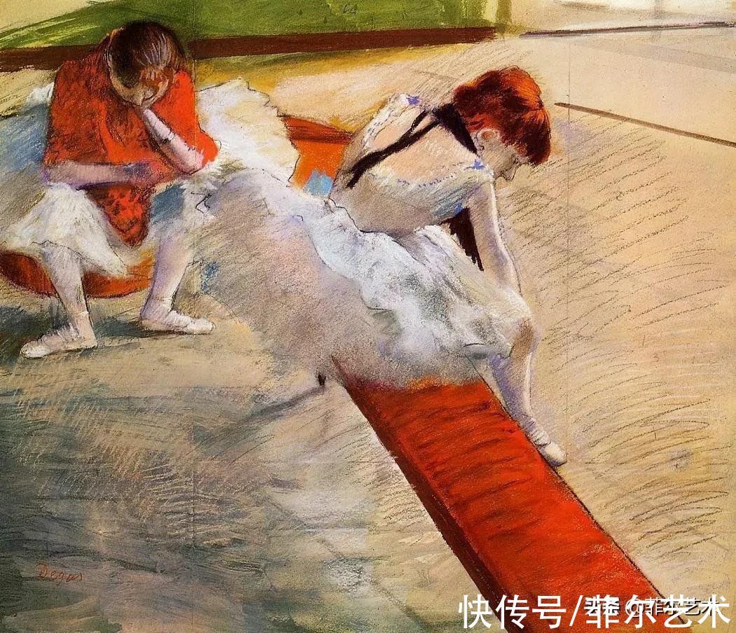 安格尔$法国艺术大师埃德加·德加舞女125幅油画作品，美翻了