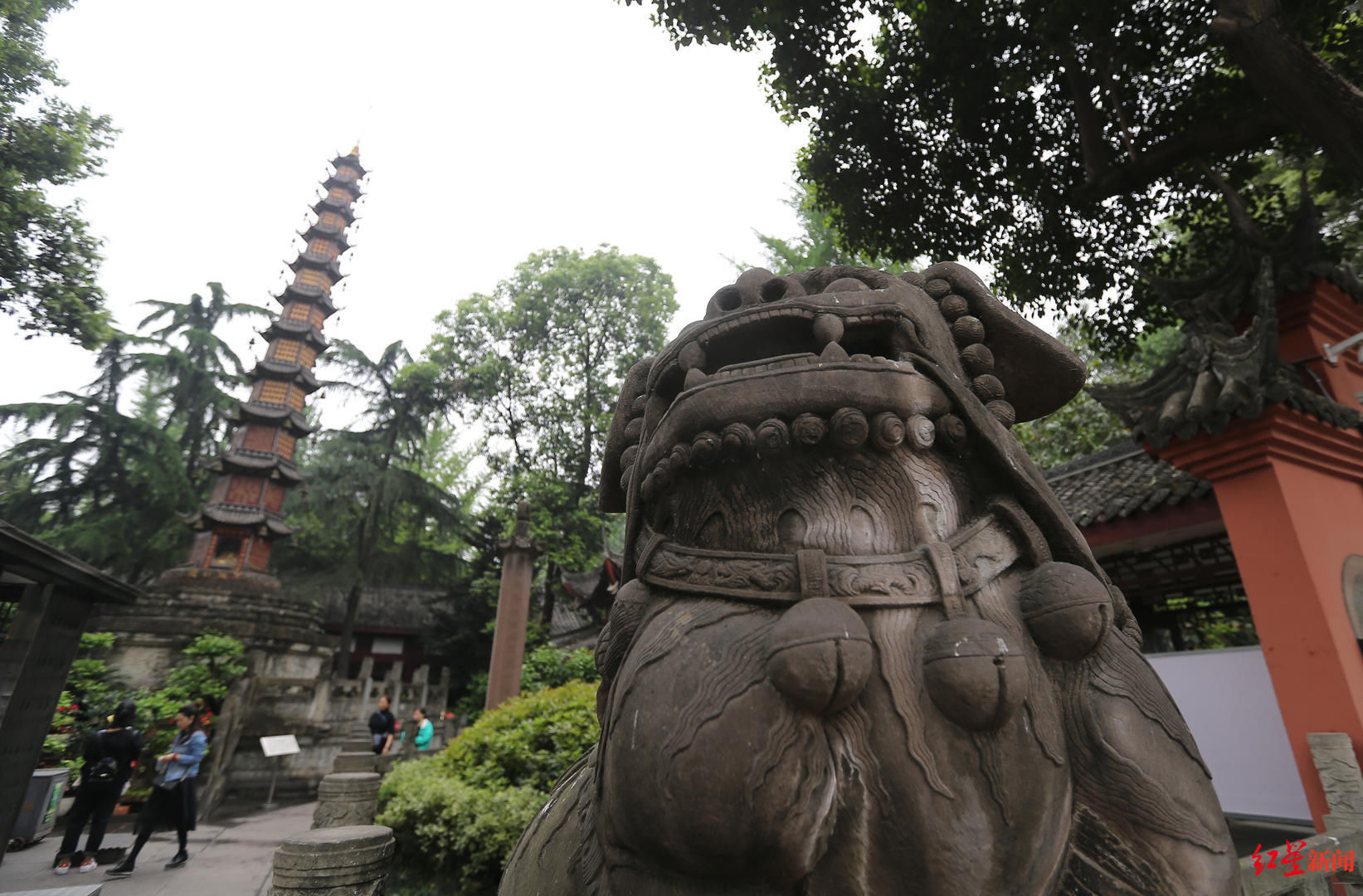 院落|如果地标会说话｜依托千年古刹文殊院，这些街区成了“网红”