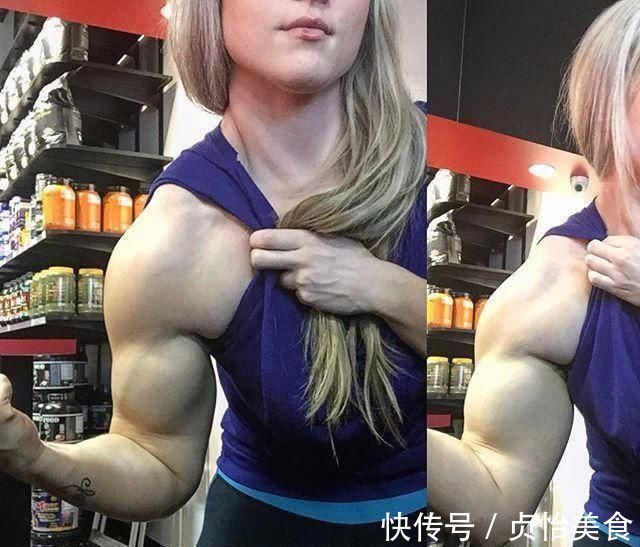 健美|农场女孩化身肌肉女汉子，身材强壮大腿粗壮，健身不走寻常路