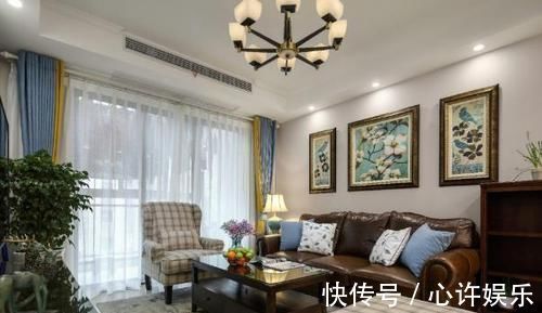 阳台上|客厅连着阳台,窗帘挂客厅还是阳台听设计师一分析,讲究太多了
