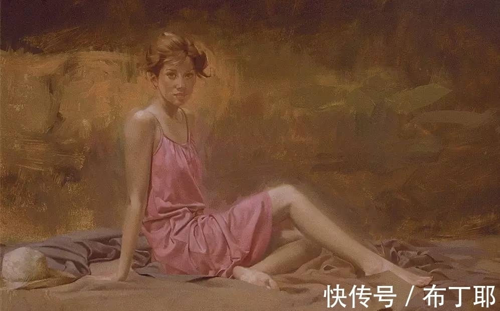 油画#古典意蕴下的女性风韵——惠克特梦幻般的传统人体肖像画作