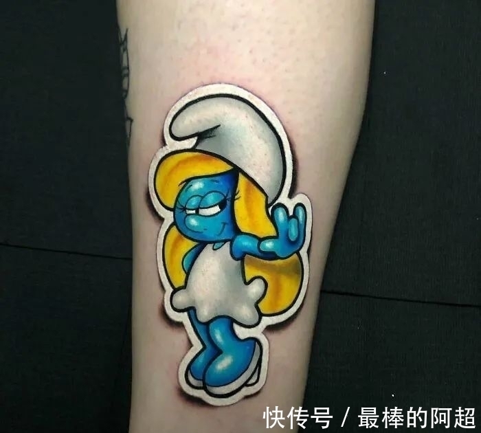 糙汉！超逼真的3D纹身，像粘在皮肤上的贴画，强迫症：好想撕掉它