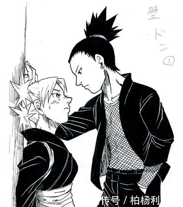 手鞠|火影忍者也玩壁咚,鹿丸的方式有点甜,佐助笑到我了