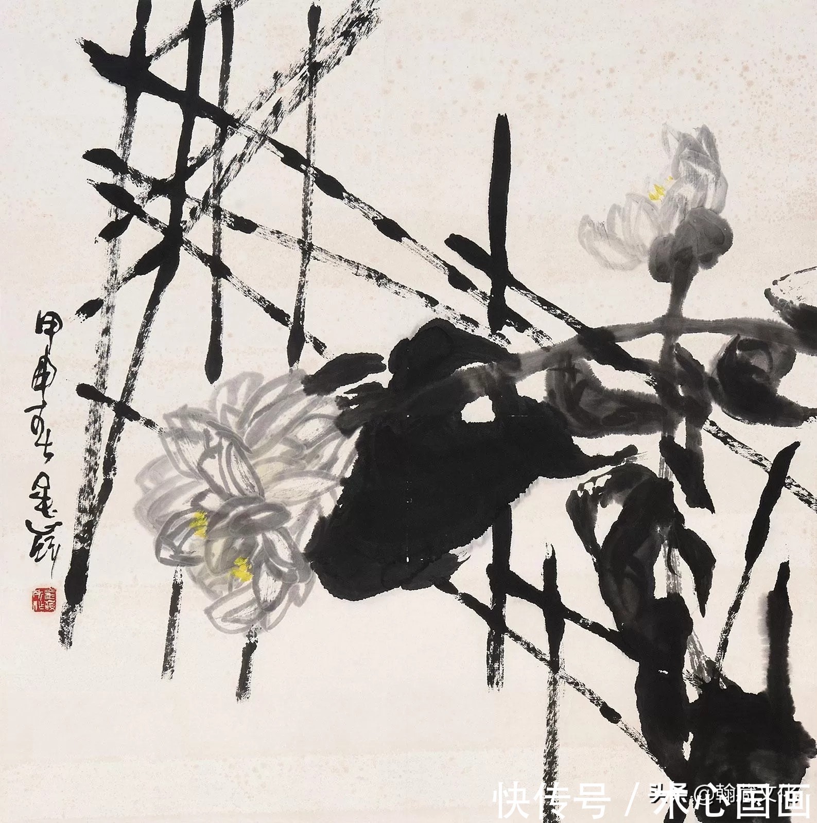 人与画$画家王金岭