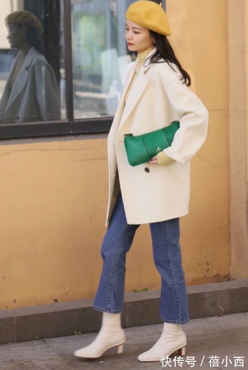 针织衫|建议小个子女生多穿“九分裤”,配短靴、乐福鞋都很美,值得参考
