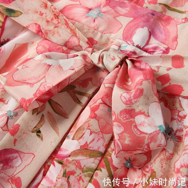 真丝裙|热情浪漫真丝连衣裙,满满的都是异国风情,多情优雅