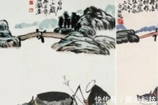 临摹$女徒弟误以为齐白石没画完，擅自添了几笔，764万的画作变成63万