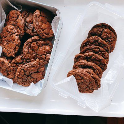 「完美裂纹」布朗尼饼干｜软糖质地 外酥内绵