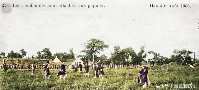 殖民者|法国殖民者斩首越南人全过程当众砍头,死后还被枭首示众