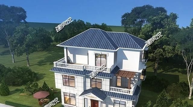 农村|占地120平的欧式别墅, 造型大气辉煌, 盖在农村没人敢说你土!