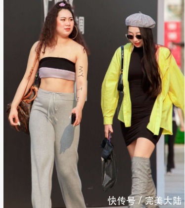 高腰|一字肩短衫搭配高腰休闲裤,时尚新颖,休闲舒适