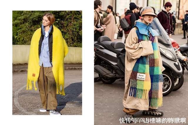 神器|秋冬的围巾真是“搭配神器”!提升视觉重心,改变整体基调太有用