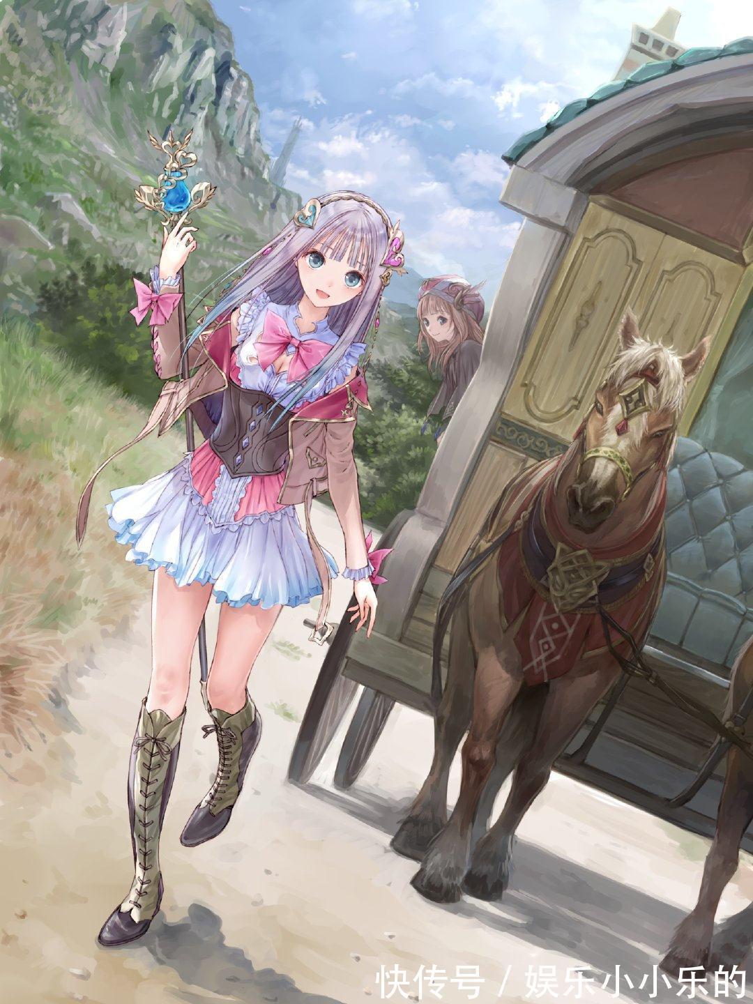 岸田梅尔@软萌的二次元美少女插画,洋溢着让人舒服的清澈透明感