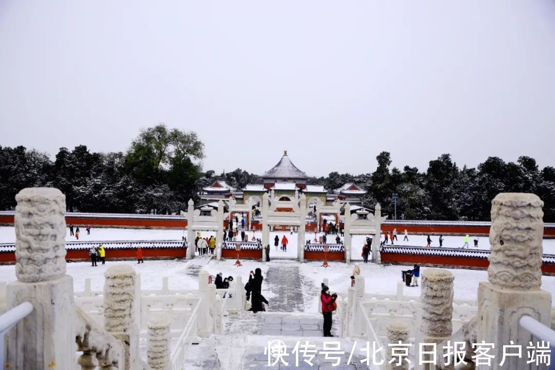 美景|立冬恰逢初雪，北京号带您“云”赏雪后美景