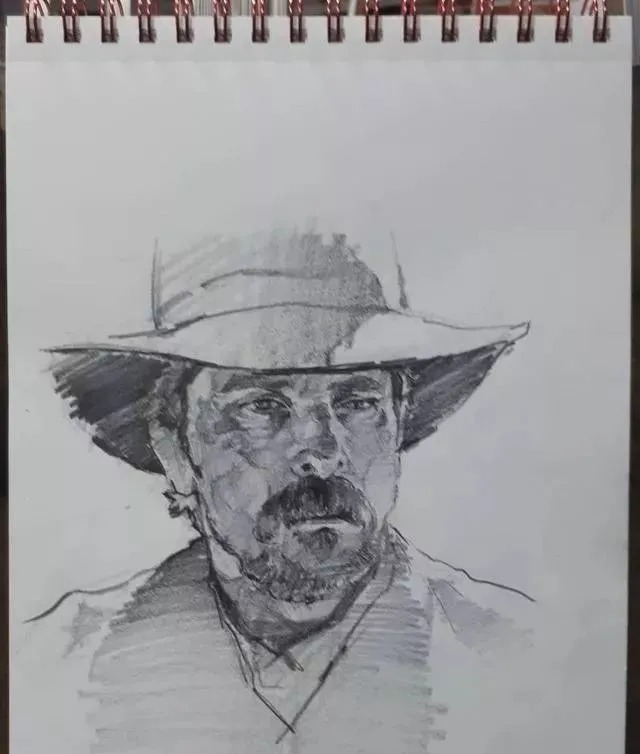 素描##尚唯美画室#大气的素描就是抓住大关系之后,细节你随意