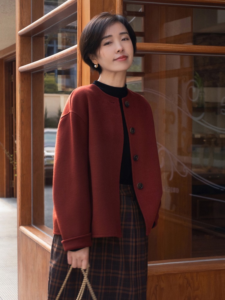 博主 今年冬天,见过世面的女人都爱“毛呢外套”,简单大气还耐看