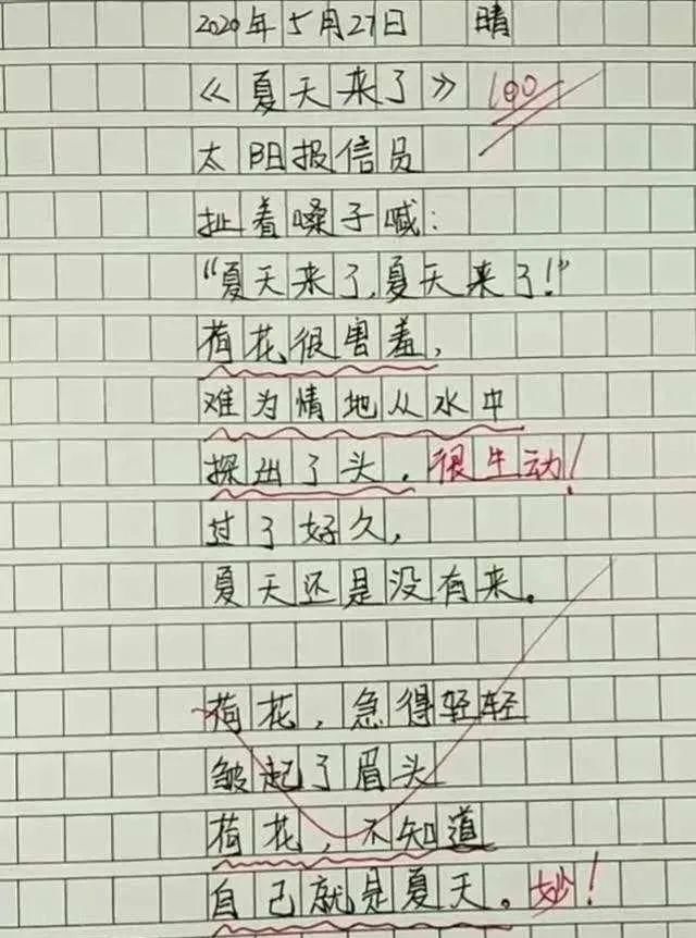  小学生作文《低调》火了，老师称：优秀，我拜你为师吧！