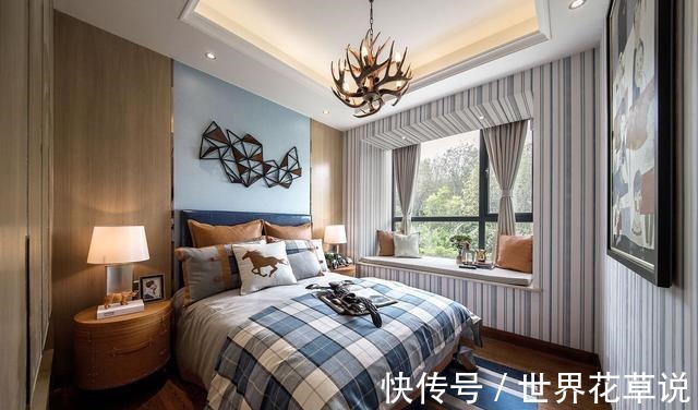 空间|轻奢风格设计，120㎡装修效果明艳四方，越看越有格调！