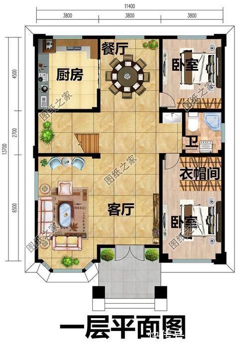 客厅|经济型砖混小别墅,舒适美观选这三款,你不会后悔的