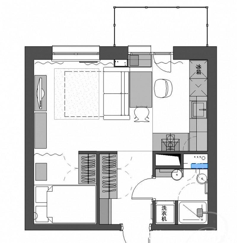 卫生间|48岁阿姨的独居生活:30㎡小家宁静清爽,岁月静好,一个人也挺好
