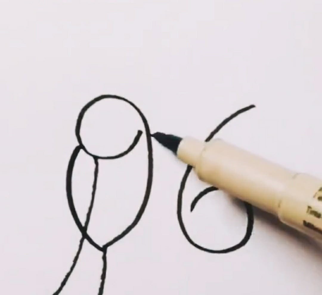 数字!美术生写下96俩数字,添了几笔后瞬间不一样,还不快学起来