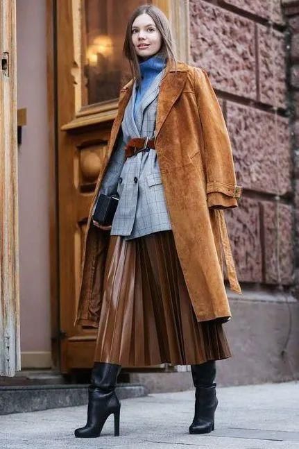  搭配大衣|你穿大衣+靴子的样子，真的时髦极了！