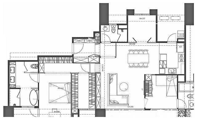 质感|她家的简约美式风格太漂亮了，巧用灰蓝色打造高级通透质感美宅！