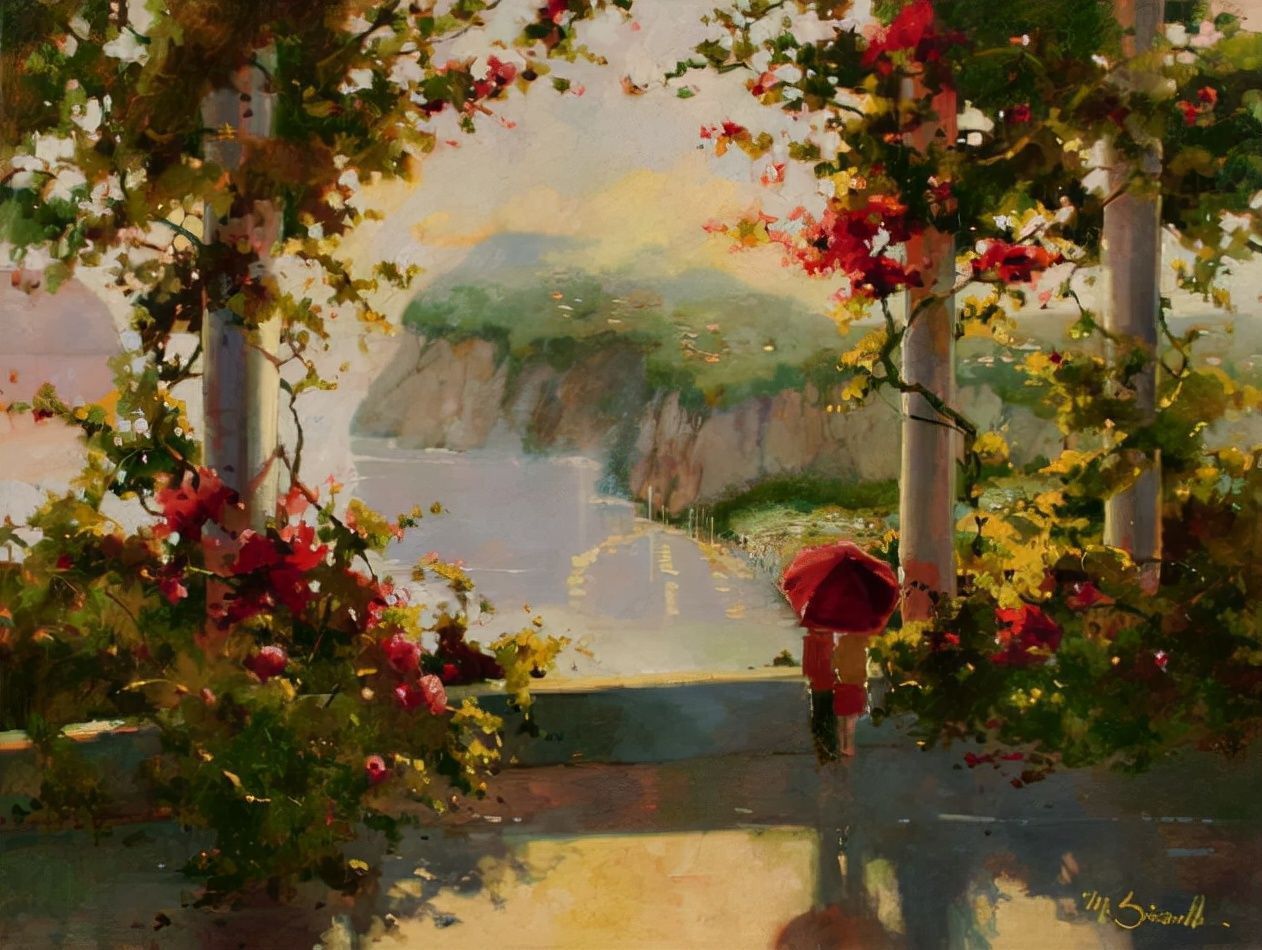 两只狗!她是绘画古典写实主义的热爱者,15年教学艺术知识