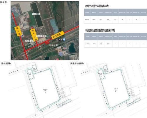 代码|涉及胶东国际机场！青岛新机场工作区4地块控规调整