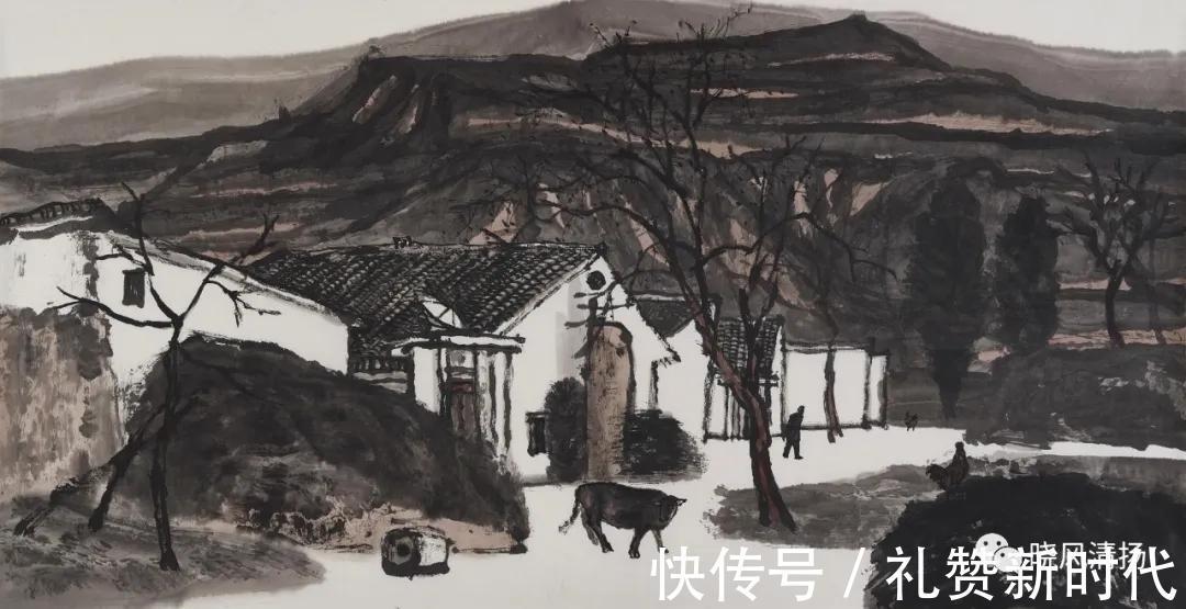 高原&艺术家高岩水墨画欣赏