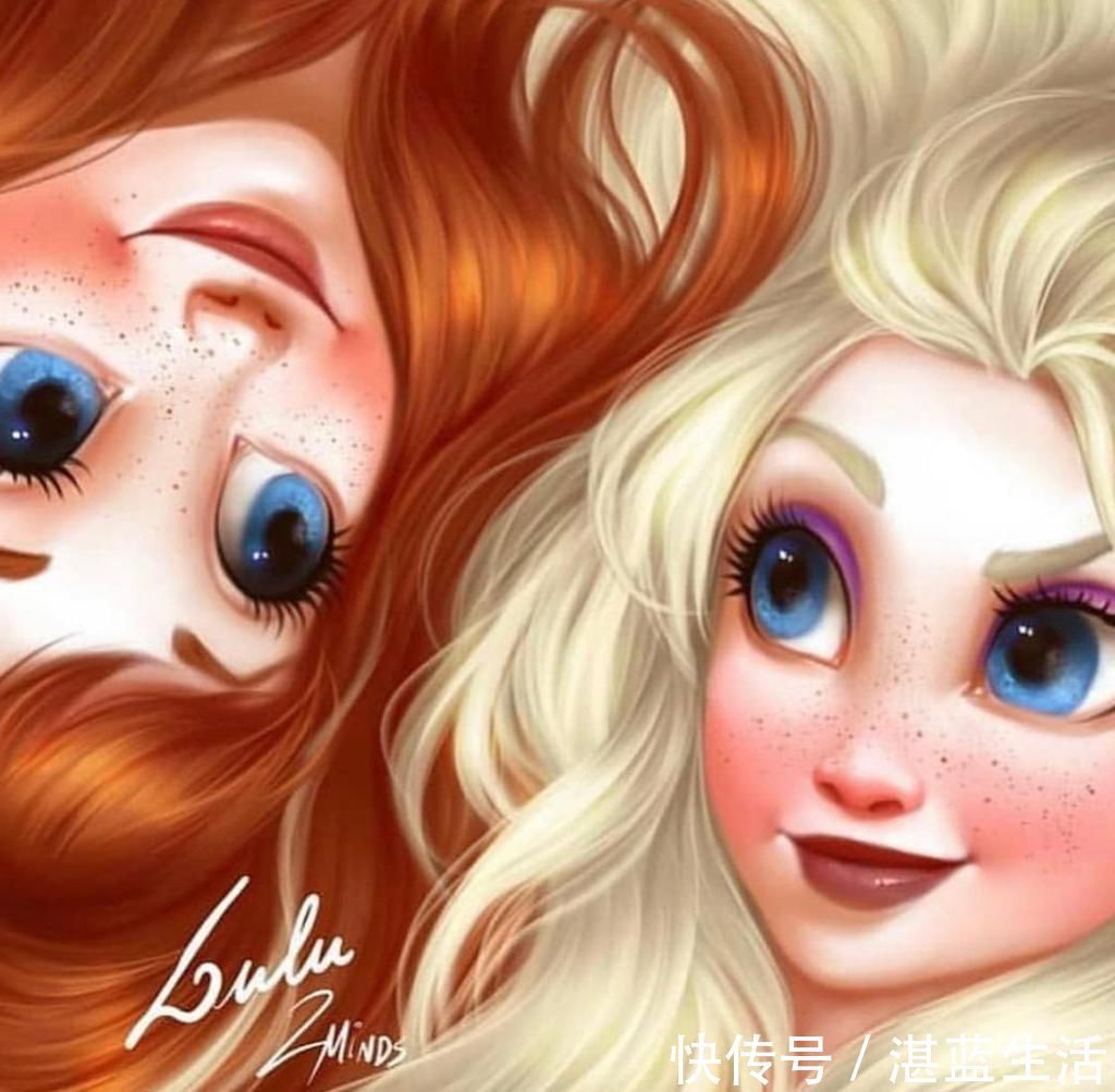 爱洛公主!当迪士尼公主的发量变得超多后,看起来更美了