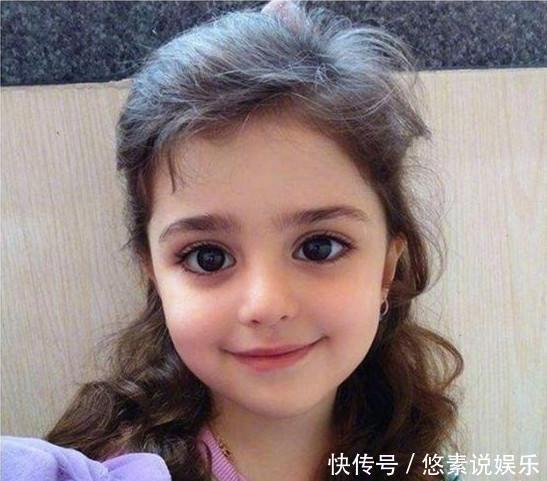 基因|8岁小女孩颜值逆天,看了爸爸得长相才发现基因真的很重要!