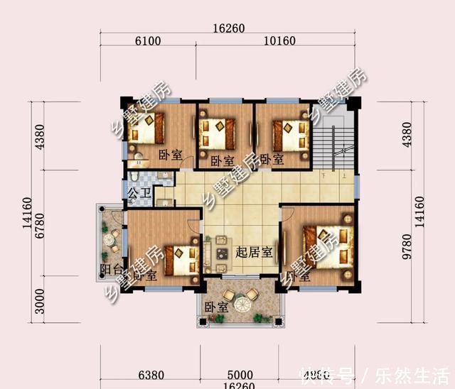 相邻|16X14米豪华四层别墅,设计格调满满,打造高品质农村生活