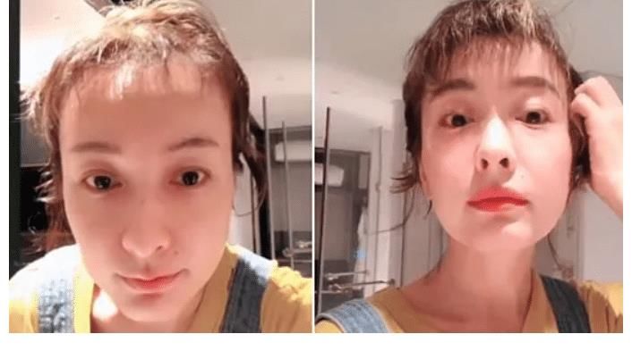 化妆|原来明星也不全是会化妆的，就比如说吴昕