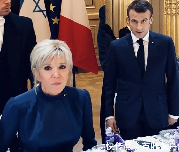 大衣|布丽吉特盘起凌乱短发减龄20岁!仅仅一条拼接蓝裙,美得眼前一亮