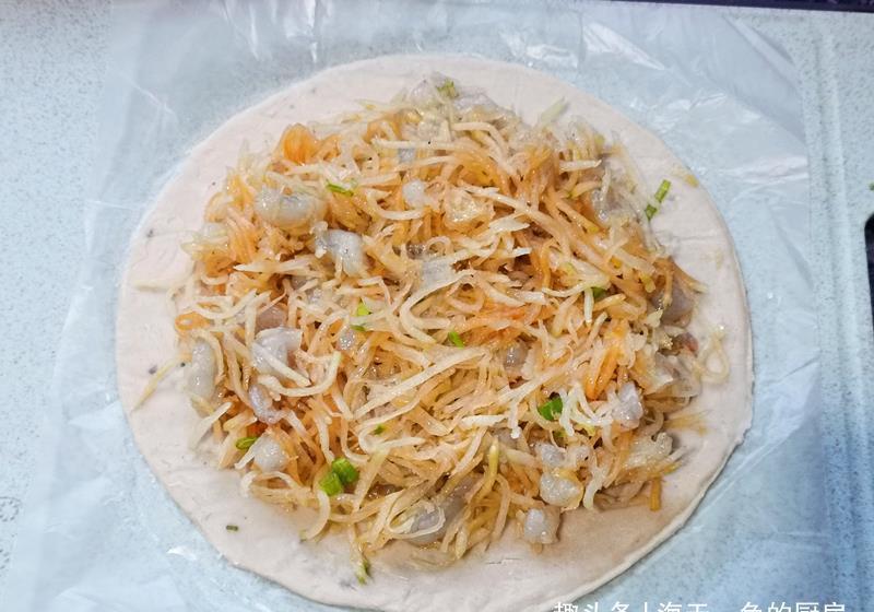 不用|这馅饼简单,不用揉面不用发面,外焦里嫩馅料多,太香了