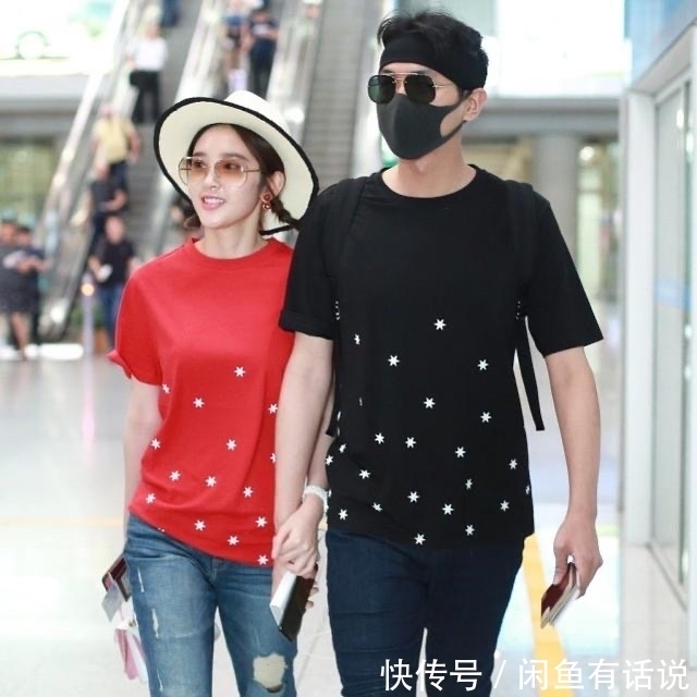 穿搭|张若昀唐艺昕罕见合体,穿情侣衫看着真登对,“小动作”更是甜蜜