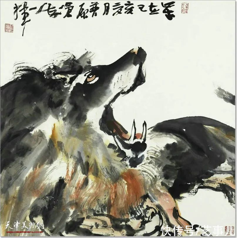 山静居画论#尹沧海教授动物系列作品欣赏:富有诗意的意象世界