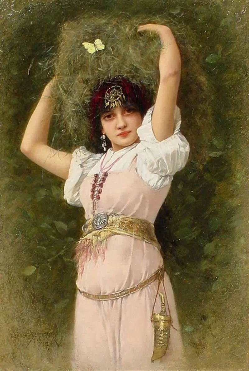 女性&埃米尔油画里的女性,无以名状之美!