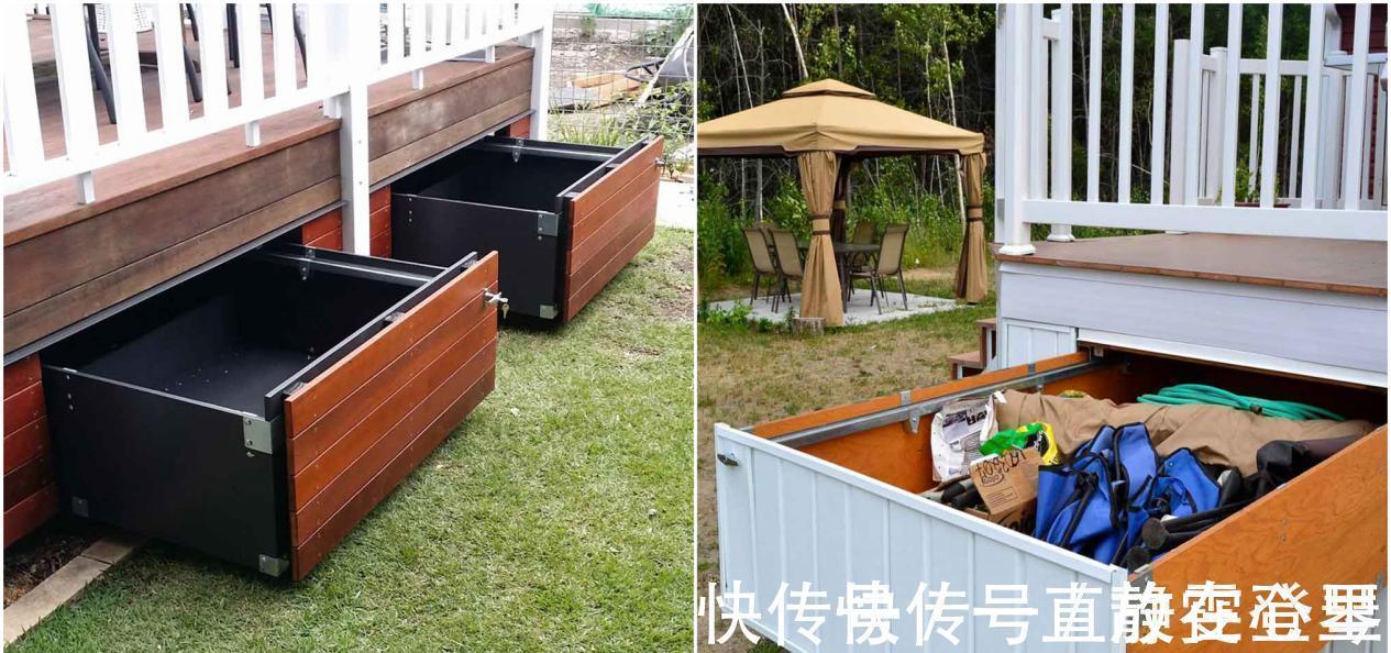 都是院子,你顾着养花种菜,别人用好这5处储物,室外多出好几平