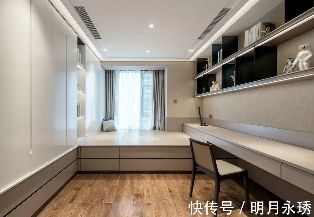 优雅|246㎡现代大平层,简约大方的空间,时尚优雅的布置,高级档次