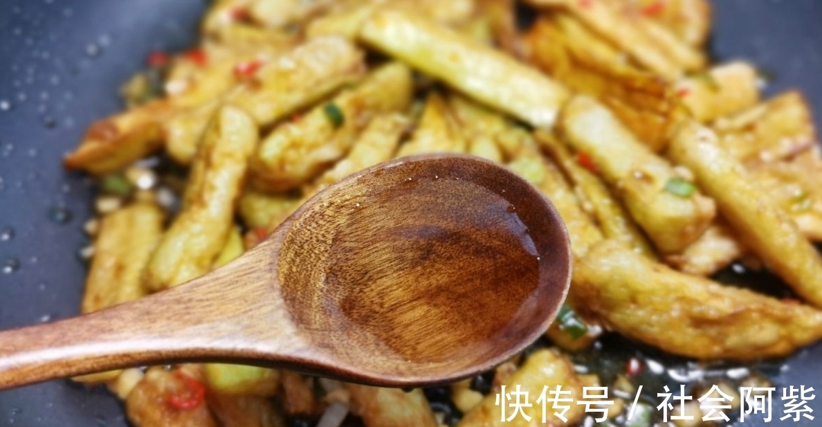 茄条|糖醋茄子好吃，2次放醋是关键，出锅喷儿香，真解馋